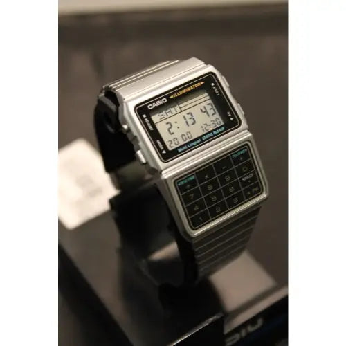 Casio Men’s Stainless Steel Databank Calculator Watch