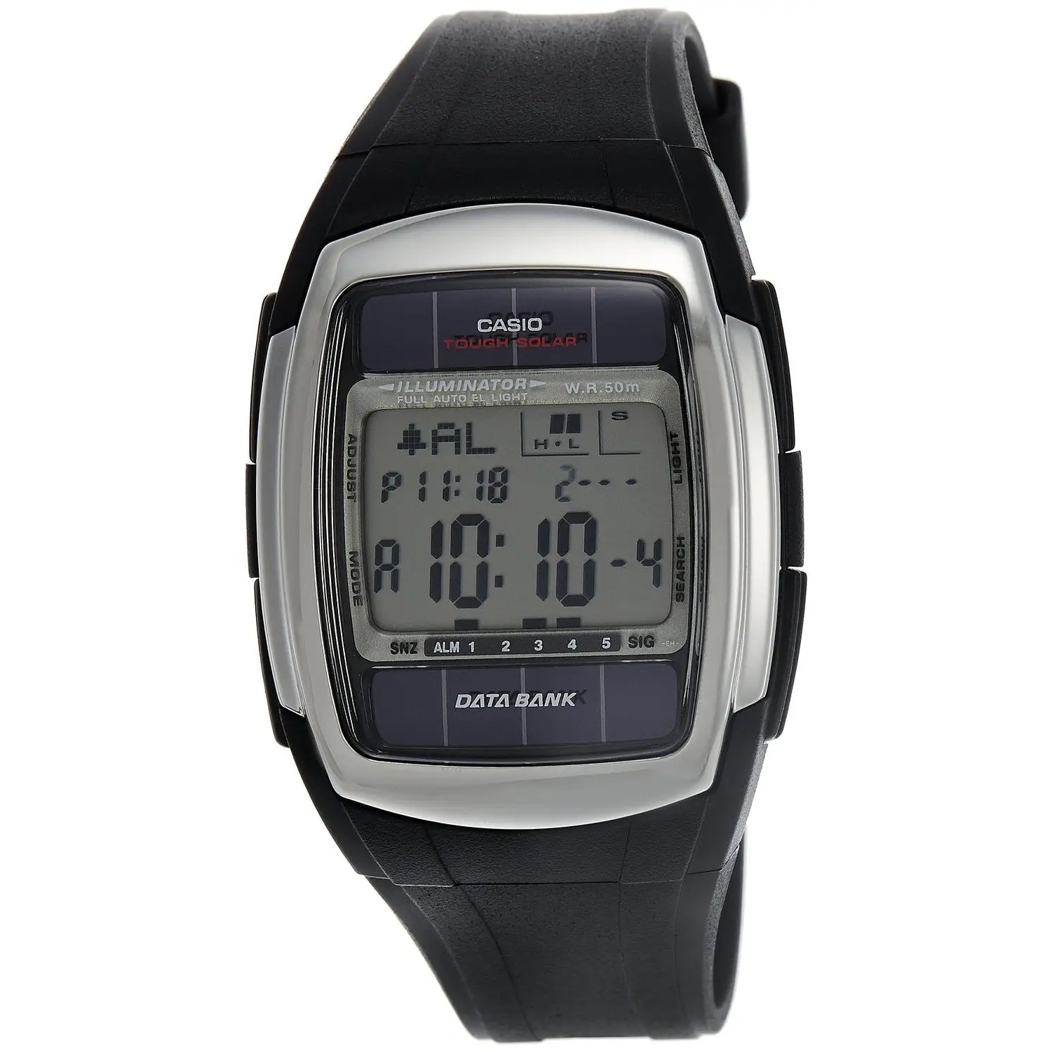 Casio Men s Tough Solar Powered Data Bank Black Watch DBE30 1AV