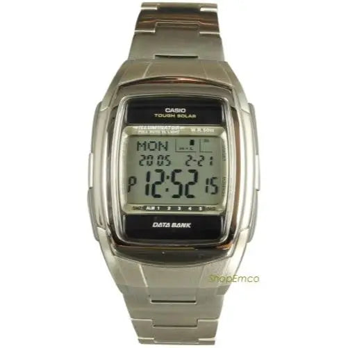 Casio Tough Solar Data Bank Men’s Steel Watch DBE30-1 -