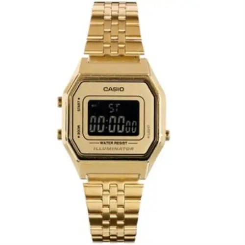 Casio Womans Classic Multi-Feature Gold Tone Steel Bracelet