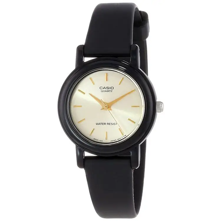Casio Women’s Analog Quartz Black Resin Watch LQ139E-9A -