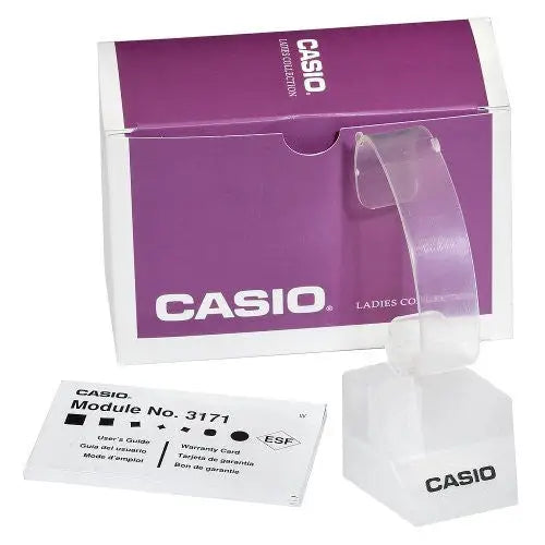 Casio Women’s Analog Quartz Black Stainless Steel / Resin