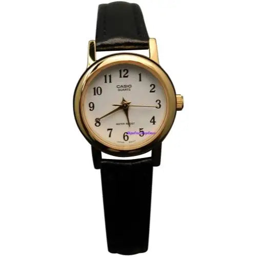 Casio Women’s Black Leather Strap Watch LTP-1095Q-7B -
