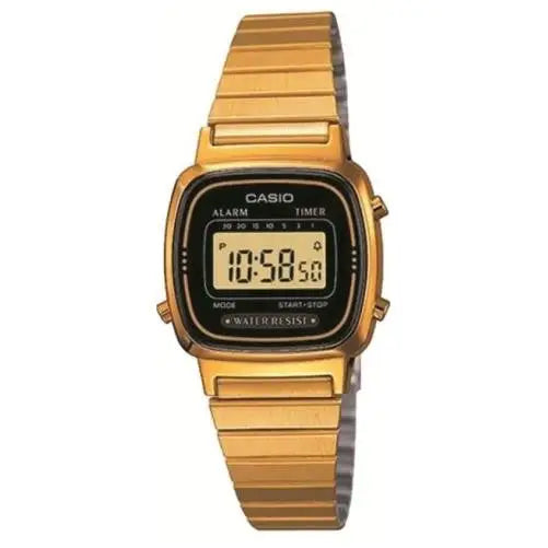 Casio Women’s Classic Digital Gold Watch LA670WGA-1 -