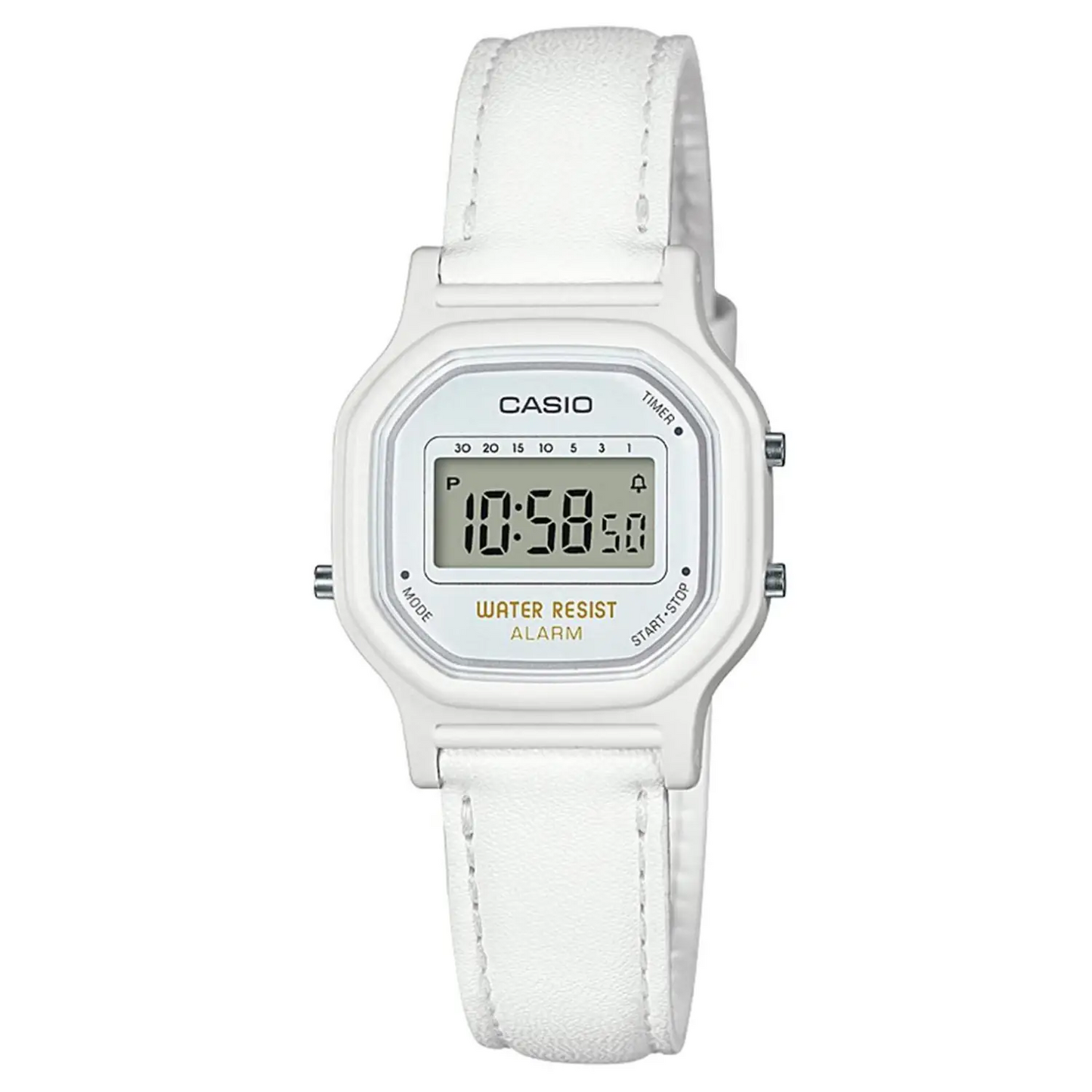 Casio Women’s Digital Quartz White Resin / Synthetic Leather