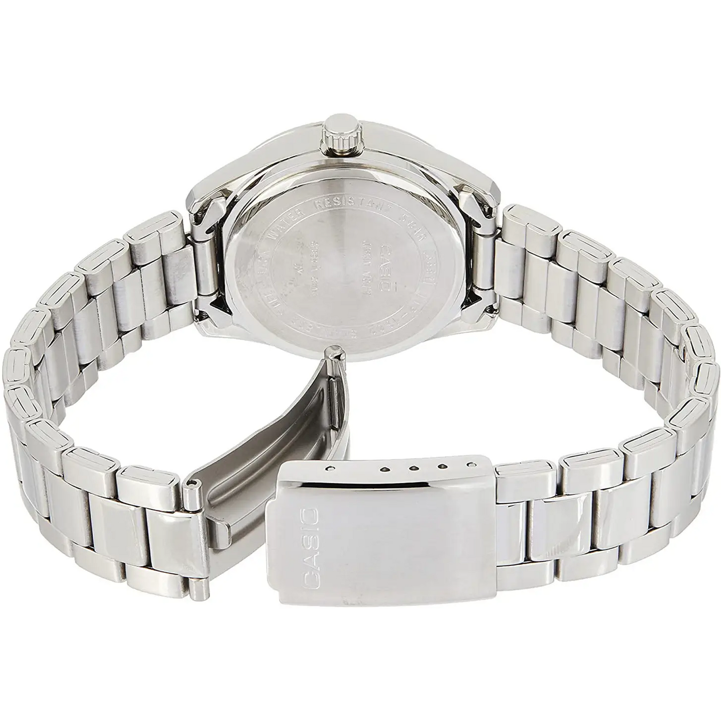 Casio Women’s Enticer Quartz Silver Dial Stainless Steel