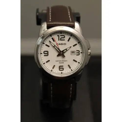 Casio Women’s LTP1314L-7AV Brown Leather Quartz Watch