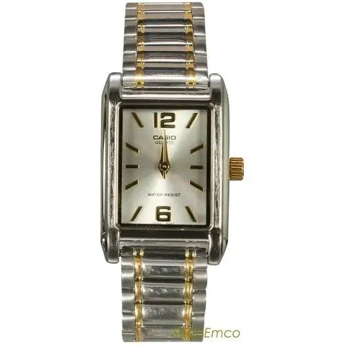 CASIO WOMEN’S STAINLESS STEEL ANALOG WATCH LTP1235SG-7A -