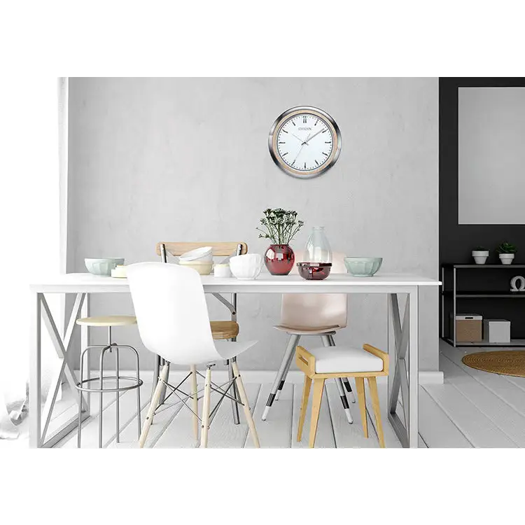Citizen Quartz 14 Light Beige Wood & Silver Tone Gallery