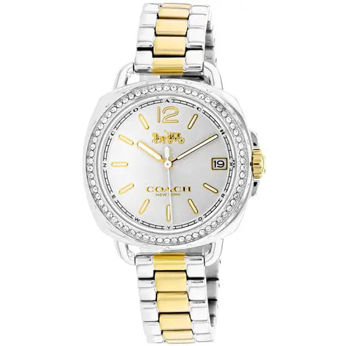 Coach Women’s Tatum Quartz Two Tone Stainless Steel Watch