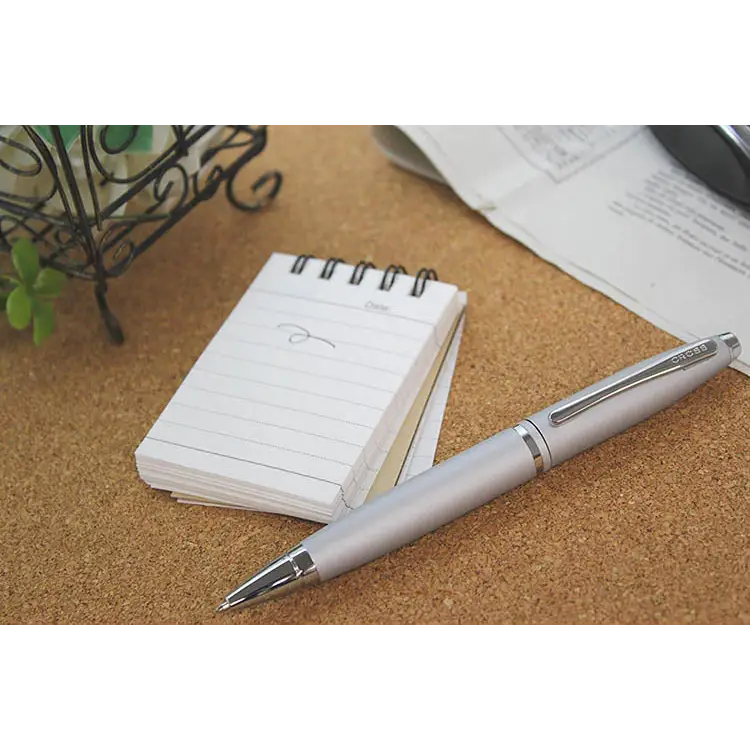 Cross CROAT0112S16 Calais Ballpoint Pen Satin Chrome - pen