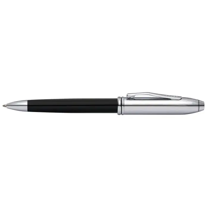 Cross Townsend Black and Chrome Ballpoint Pen AT0042G-58 -
