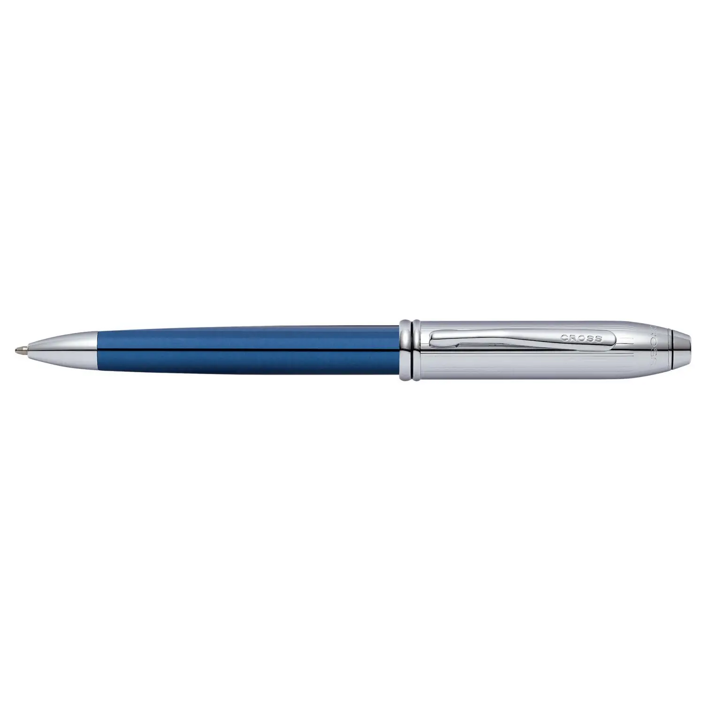 Cross Townsend Blue and Chrome Ballpoint Pen AT0042G-56 -