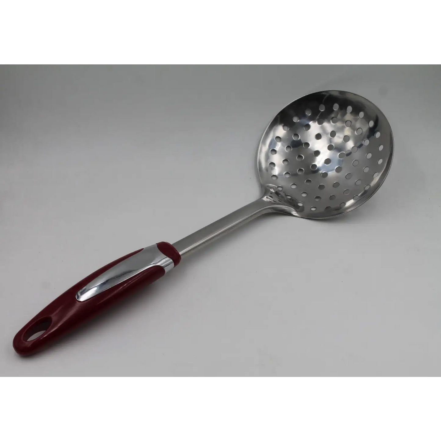 Diamond Home Stainless Steel Slotted Skimmer-Black 10067 -
