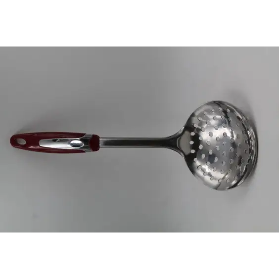 Diamond Home Stainless Steel Slotted Skimmer-Black 10067 -