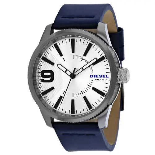 Diesel Men’s Rasp NSBB Stainless Steel Leather Watch