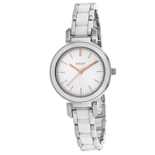 DKNY Women’s Minetta Stainless Steel Silver Tone Watch
