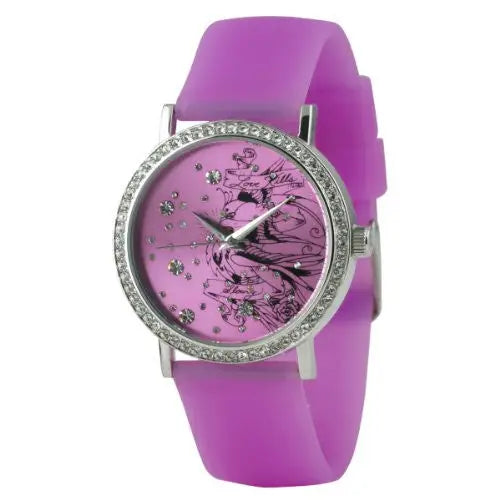 Ed Hardy Women’s Lovebirds Pink Silicone watch LV-PK -