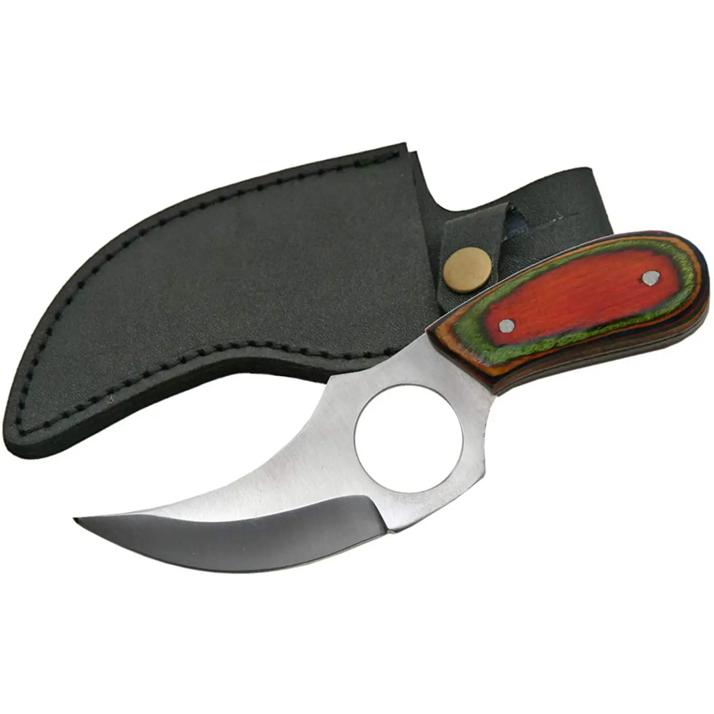 Exclusive 6 Multi Color Short Skinner with Sheath 202989-MC