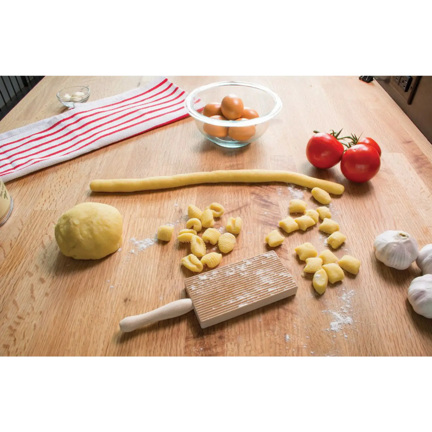 Fantes Made in Italy Natural Beechwood 8 Gnocchi Board 14809