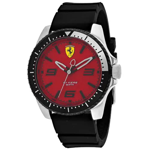 Ferrari Scuderia Men’s XX Kers Stainless Steel Silicone