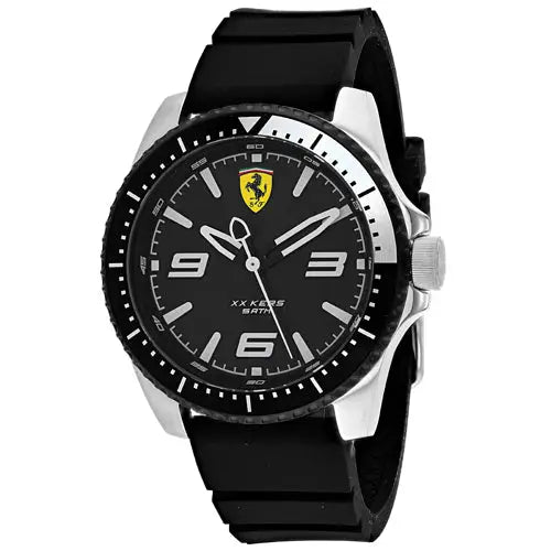 Ferrari Scuderia Men’s XX Kers Stainless Steel Silicone