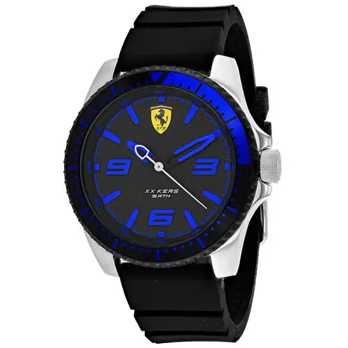 Ferrari Scuderia Men’s XX Kers Stainless Steel Silicone