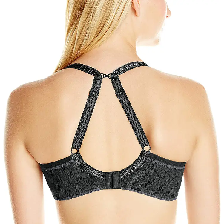 Freya Deco Vibe Uw Moulded Plunge Bra With J Hook (Black