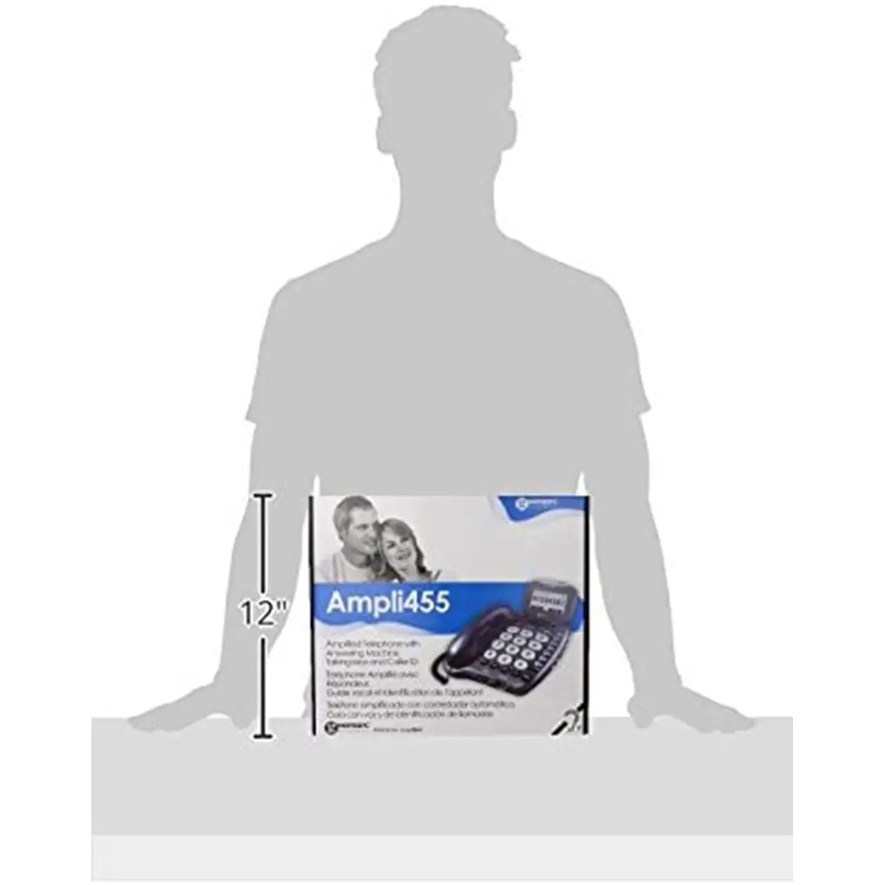 Geemarc Telephone with Amplified Answering Machine (Blue