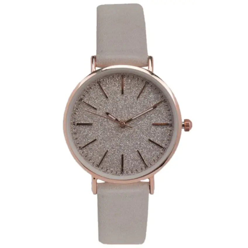 Geneva Platinum Women’s Quartz Stainless Steel/Faux Leather