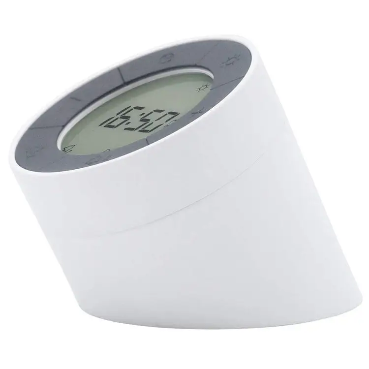Gingko Edge Click Clock 3 x 3.5 Time/Date/Temp Alarm Clock