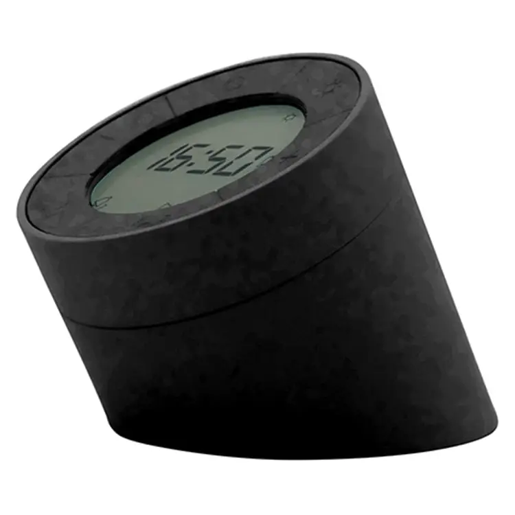 Gingko Edge Light Digital Rechargeable Dual Alarm Clock
