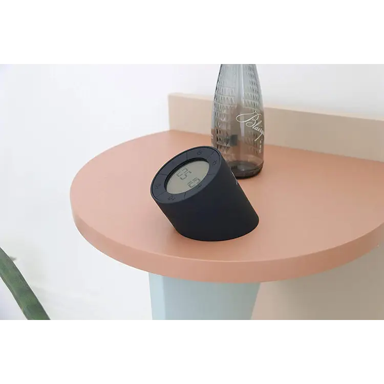 Gingko Edge Light Digital Rechargeable Dual Alarm Clock