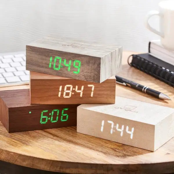 Gingko Flip Click Clock Cherry G003C15 - Misc