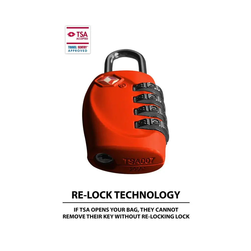Go Green Power 4 Digit Combination Lock Red 0.2 Pound - Misc