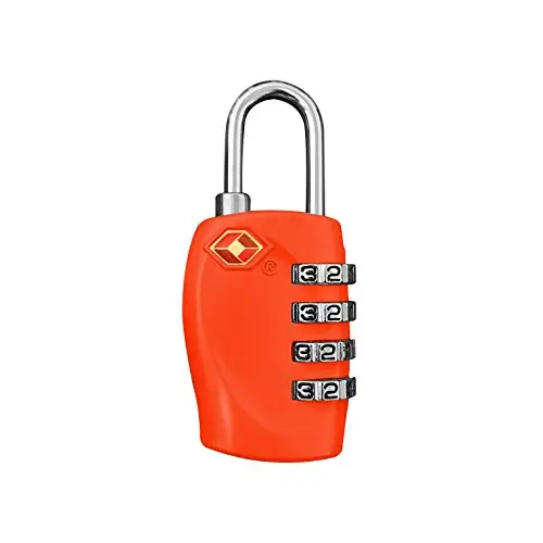 Go Green Power 4 Digit Combination Lock Red 0.2 Pound - Misc