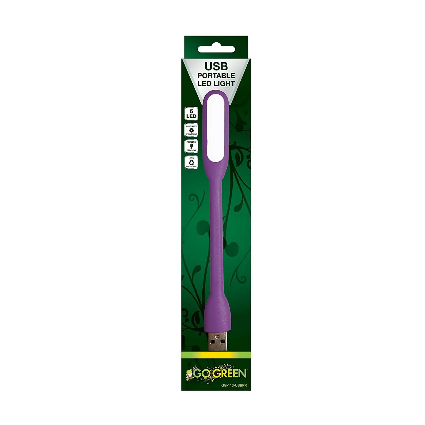 Go Green Power LED USB Purple Light GG-113-USBPR - Misc