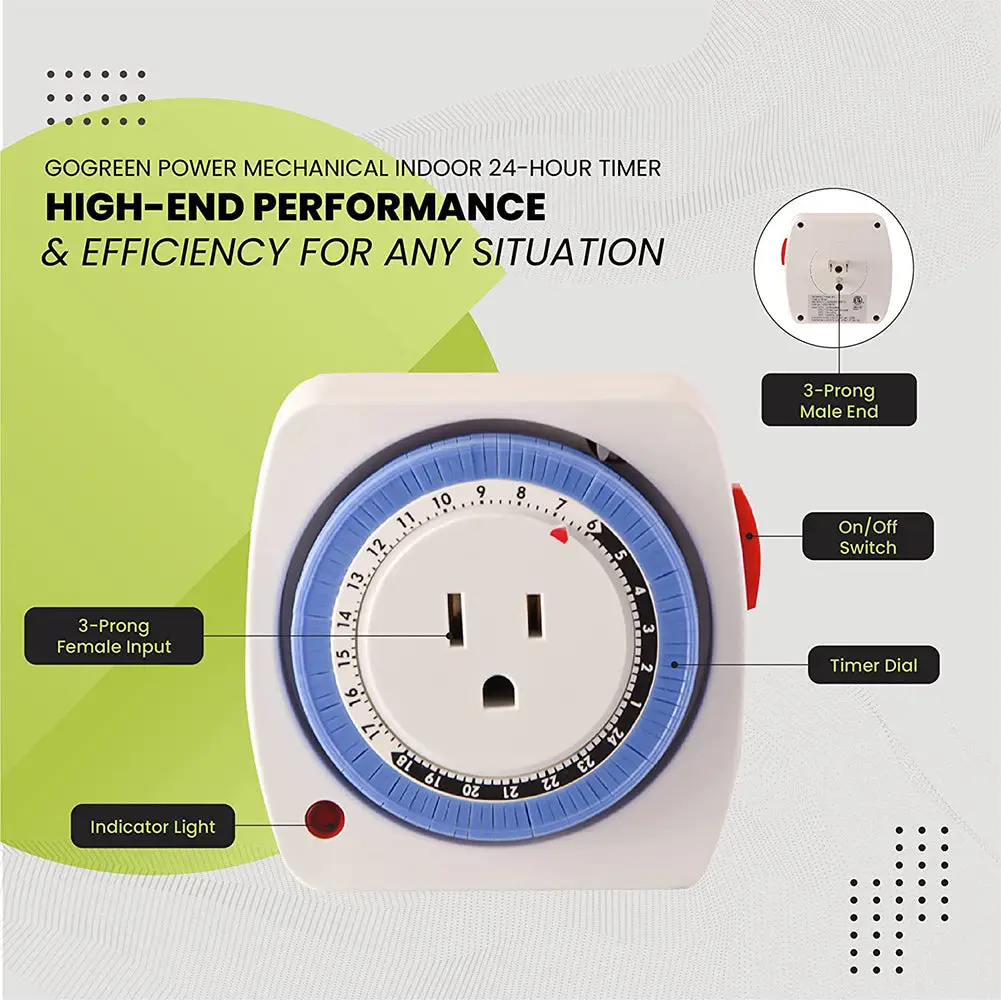 Go Green Power Mechanical 24 hour Timer GG-36011 - Misc
