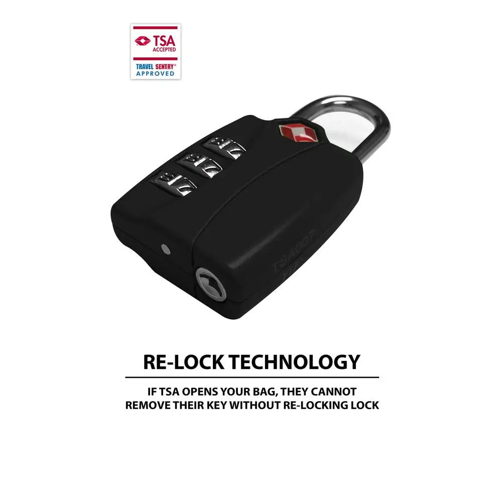 Gogreen 3 Digit Combo Lock (Black) TR1120BK - Misc