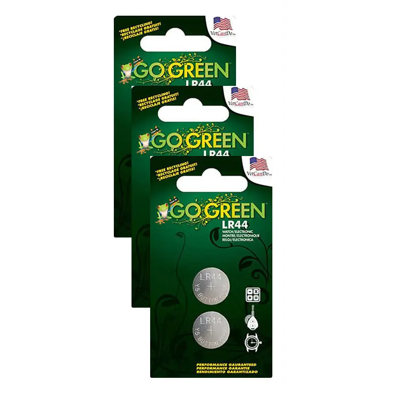 GoGreen Power 1.5V Y5 Button Cell Batteries - 2 Pack (Bundle