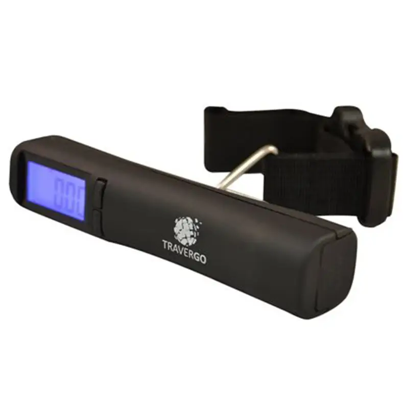 GoGreen Travergo Digital Luggage Scale with Strap (Black)
