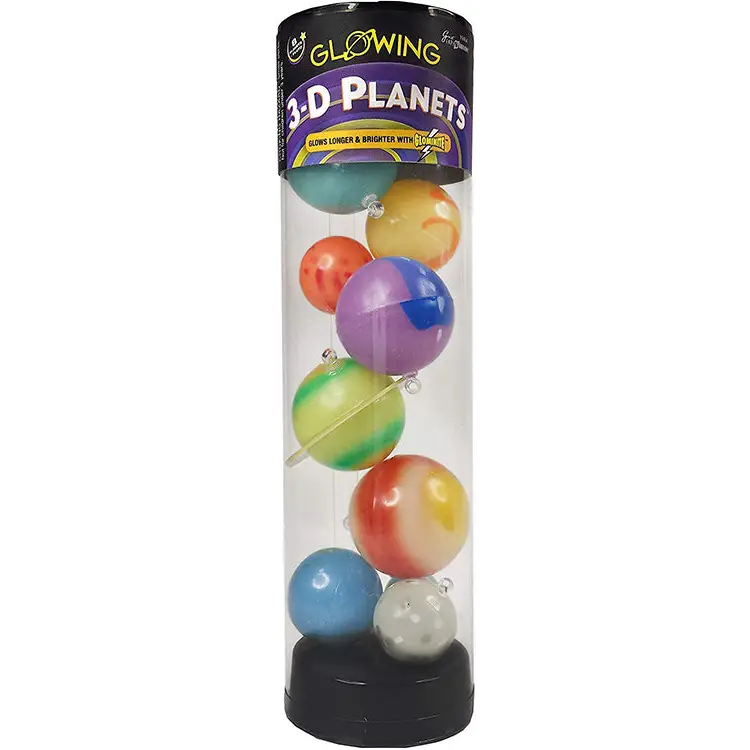 Great Explorations 3D Planets in a Tube Glow Set 19464 -