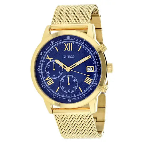 Guess Men’s Summit 50m Stainless Steel Gold Tone Watch