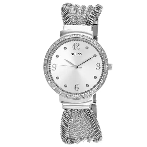 Guess Women’s Chiffon Stainless Steel Watch W1083L1 -