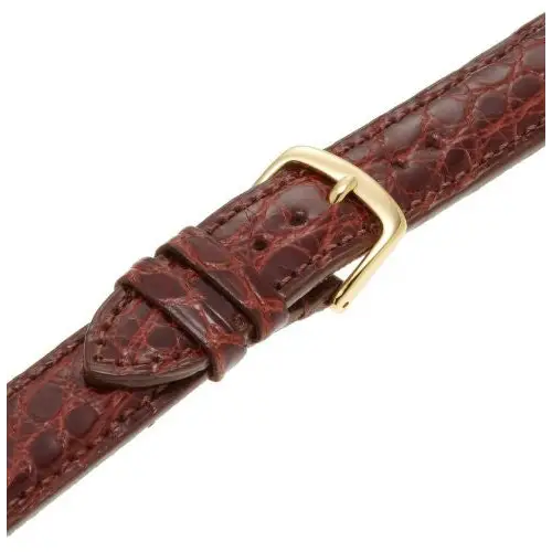 Hadley-Roma Men’s MSM822RN-180 18-mm Chestnut Genuine Caiman