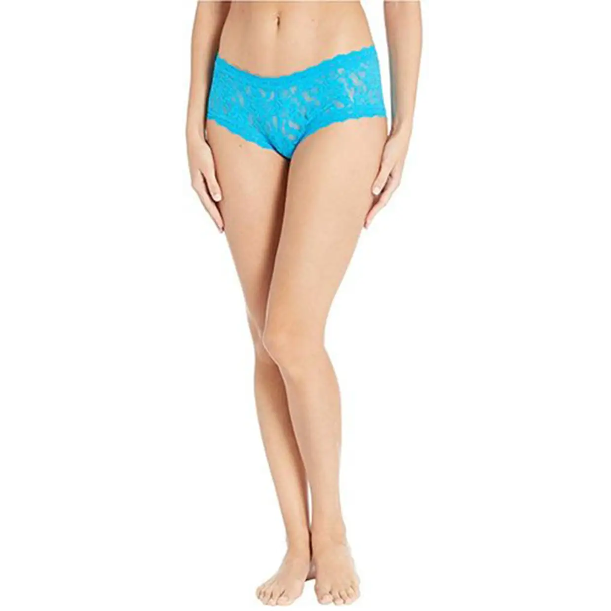 Hanky Panky Signature Lace Boyshort (Fiji Blue Small)