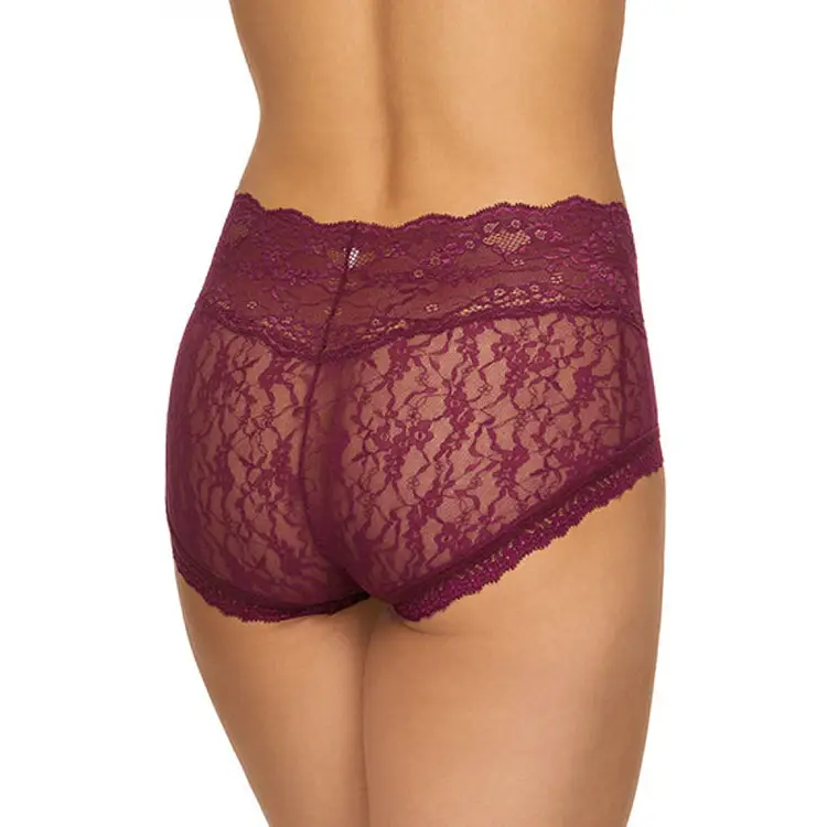 Hanky Panky Women’s American Beauty Rose Panty Plum Rose