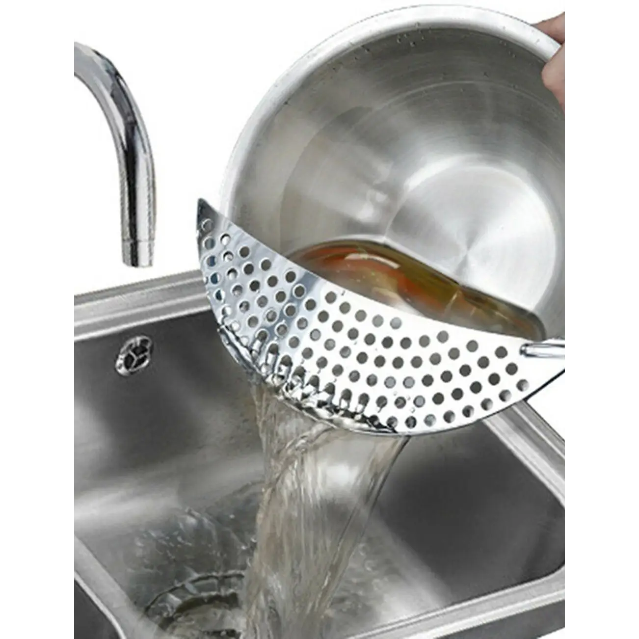 Harold Import Company Inc. HIC Stainless Steel Fry Drainer