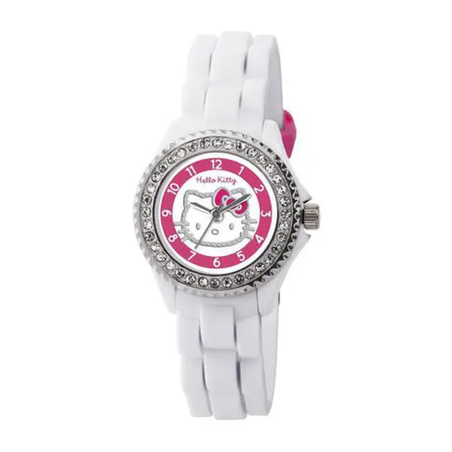 Hello Kitty White Strap Watch AHK029 - Watches hello kitty