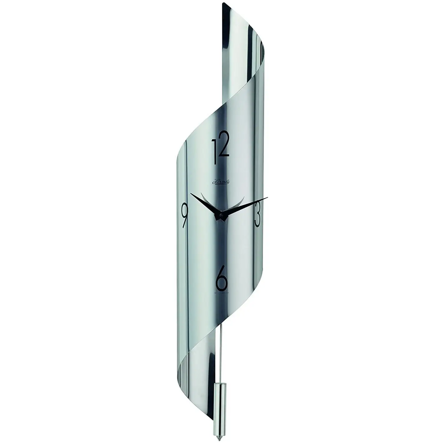 Hermle Savannah II Stainless Steel Wall Clock 70944002200 -